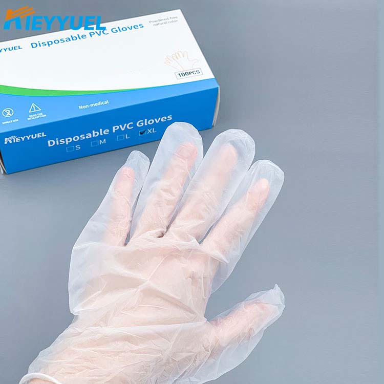 Wegwerp PVC-handschoenen