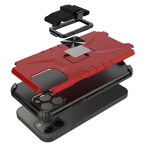 Hoes voor mobiele telefoon met vier hoeken