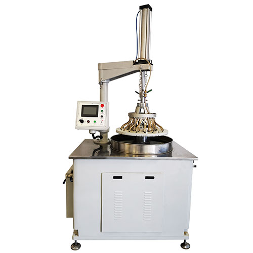 Tweezijdige slijper voor saffier